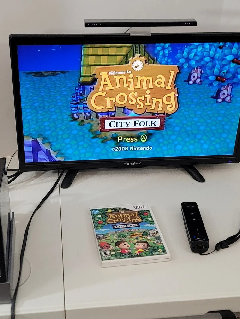 Animal Crossing City Folk Nintendo Wii Game Complete 2008